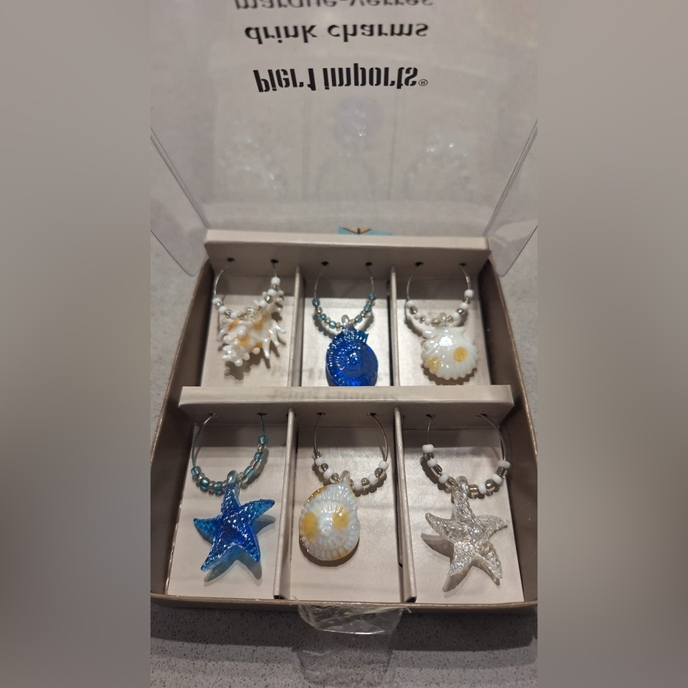 NWT Pier 1 imports nautical drink charms